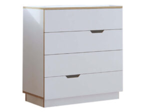 Ladekast Zaulena Wit 90 cm