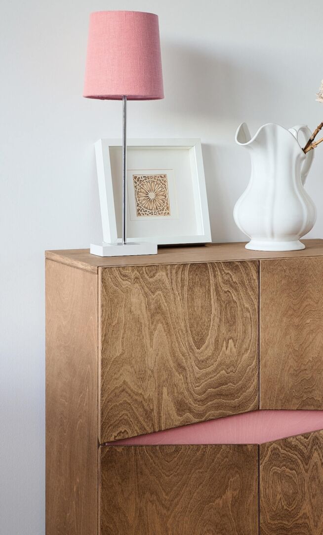 Dressoir Kasino Roze 145 cm