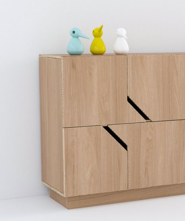 Dressoir Klinor Wit 73 cm