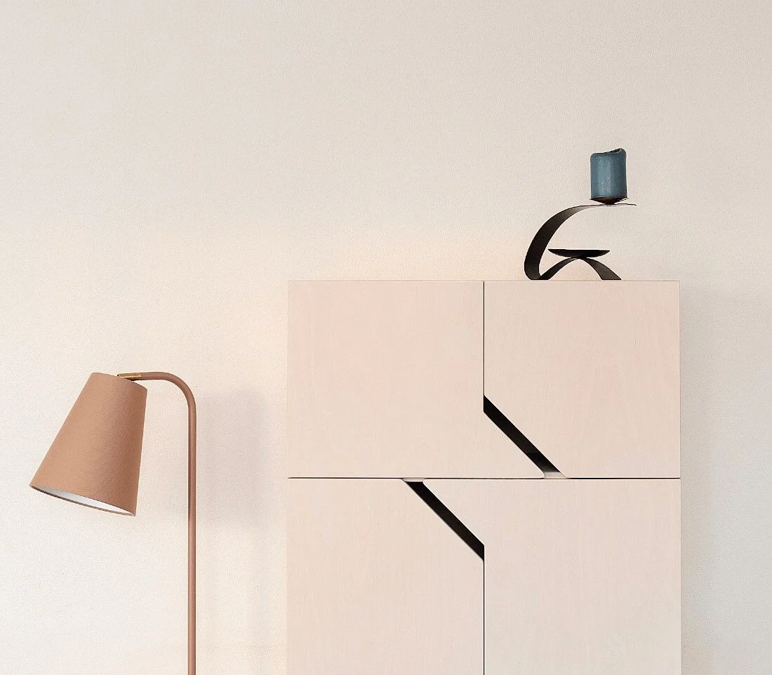 Dressoir Leuvenheim Wit 73 cm met strakke deuren en rustige White Osmo afwerking in een moderne woonruimte