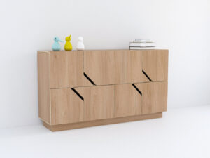 Dressoir Kos Wit 145 cm