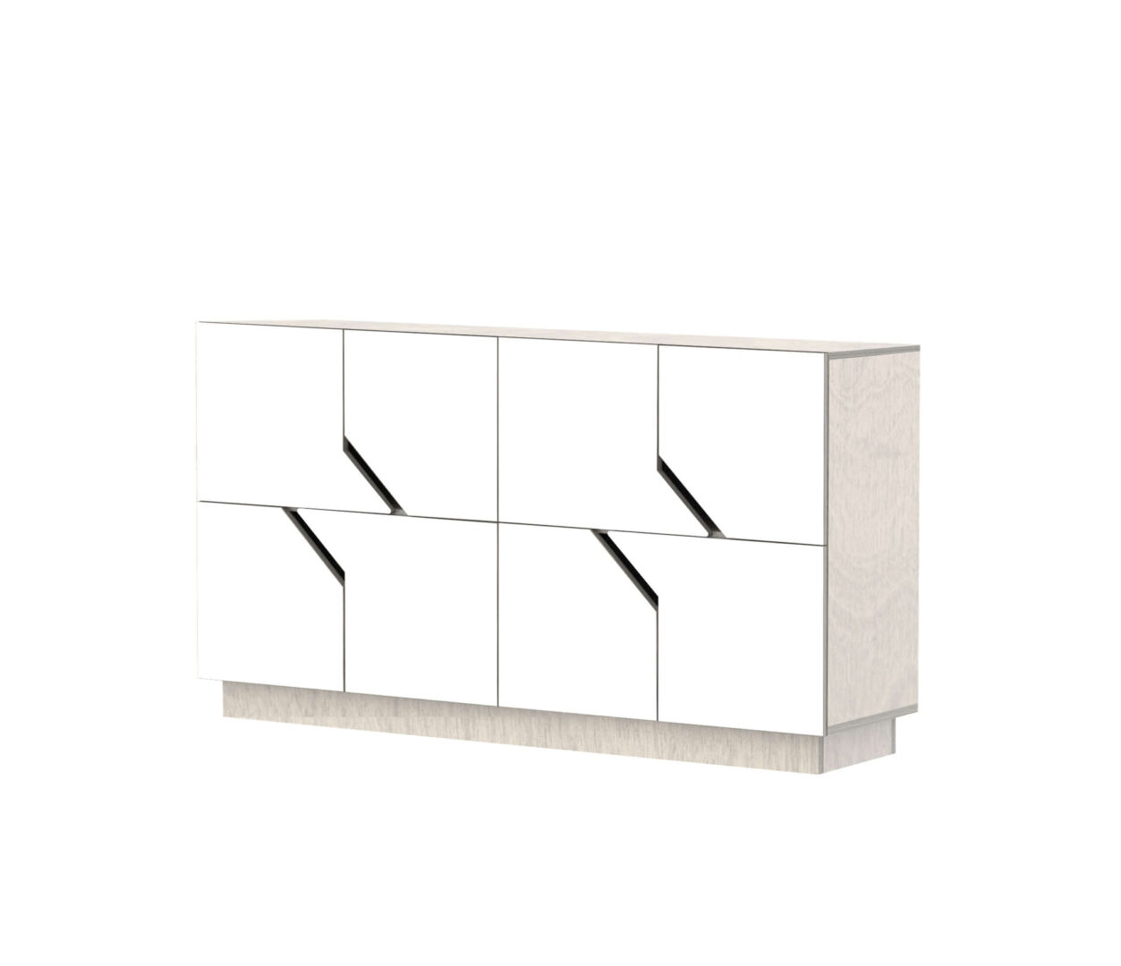 Dressoir Dauvang Grijs 145 cm