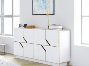 Dressoir Sommena Wit 145 cm
