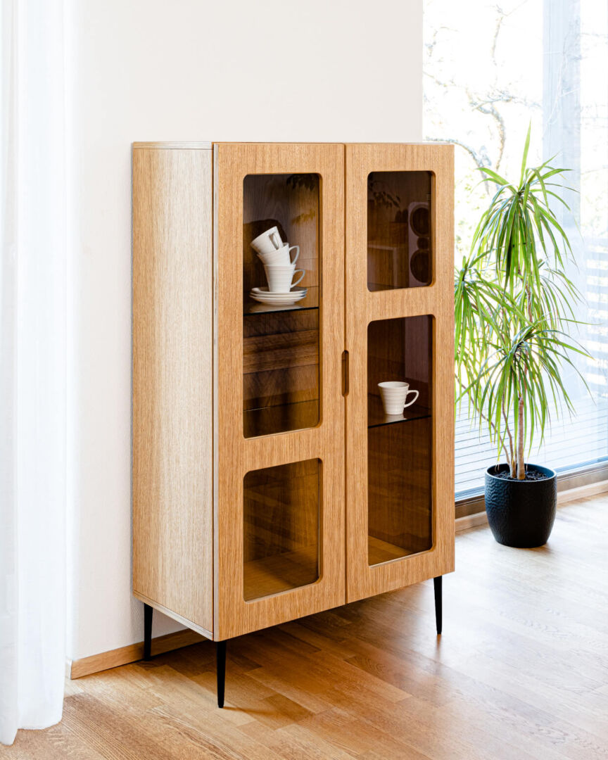 Dressoir Vaunis Glas 81 cm - Afbeelding 3