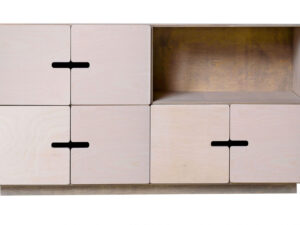 Dressoir Kuntone Grijs 145 cm