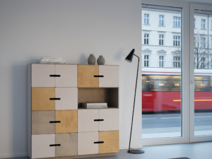 Dressoir Grurmia Wit 145 cm
