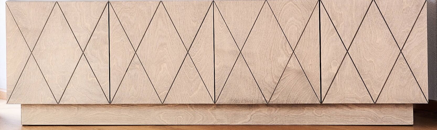 Dressoir Trasos Grijs 145 cm
