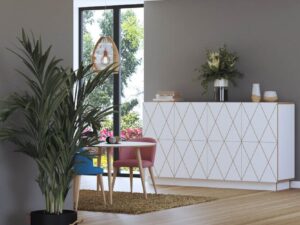 Dressoir Ceedy Wit 145 cm