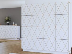 Dressoir Kaulvero Wit 145 cm