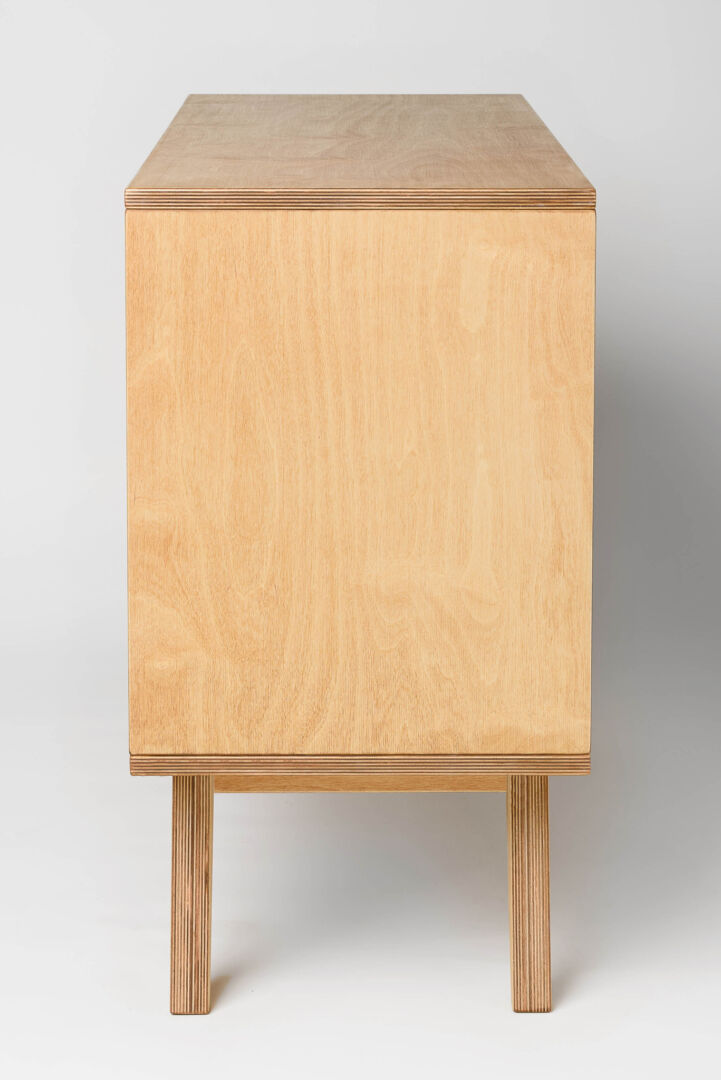Dressoir Graante Zwart 150 cm - Afbeelding 3