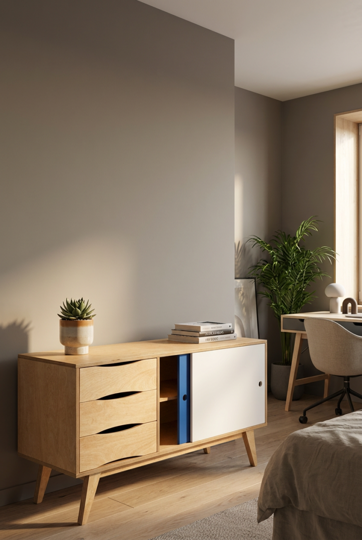 Dressoir Teisak Naturel 150 cm - Afbeelding 2