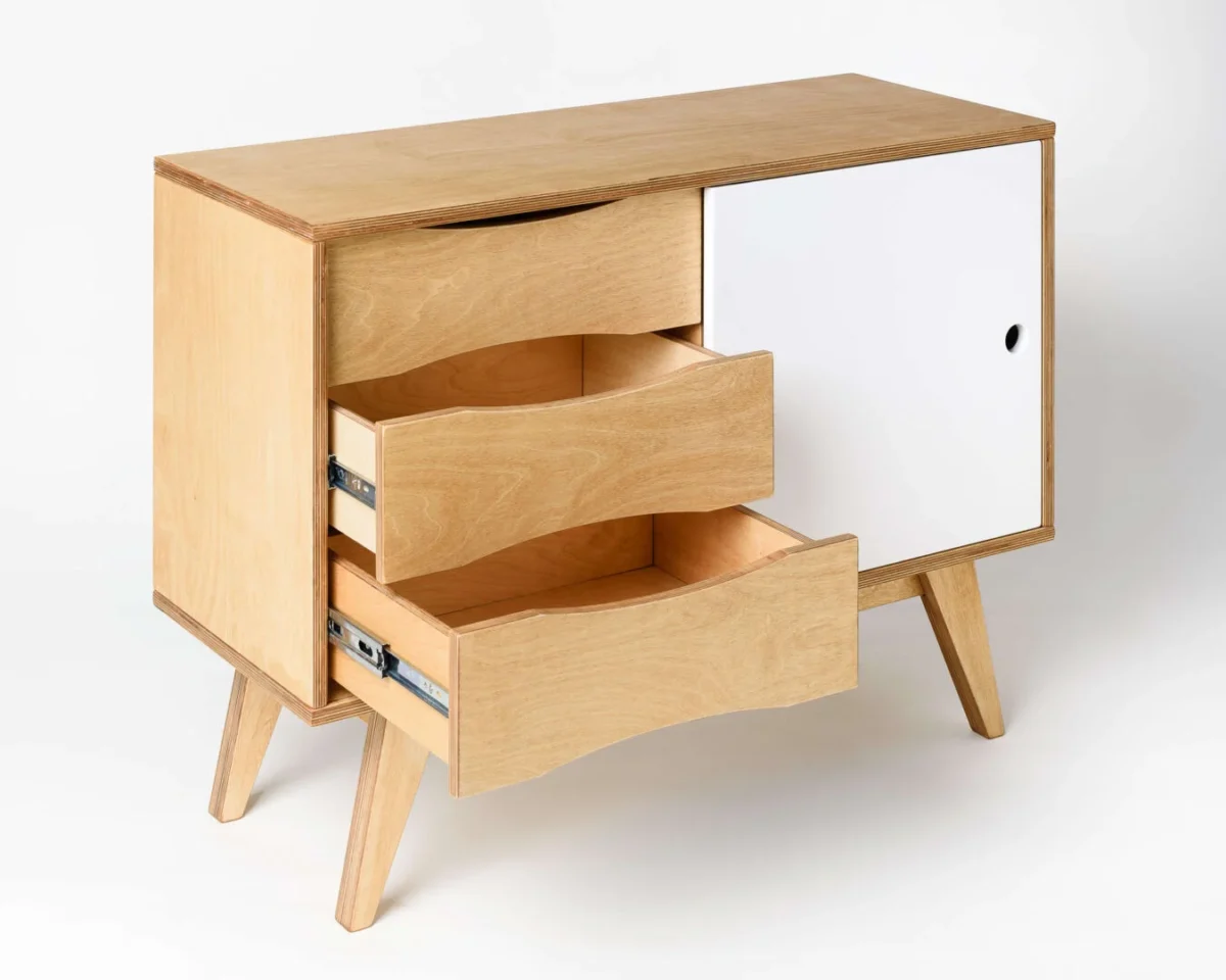 Dressoir Pillek 96 cm eikenhout – foto 4