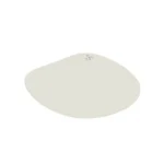 Braskello onderzetter in beige, organische vorm, compact en beschermend voor tafeloppervlakken