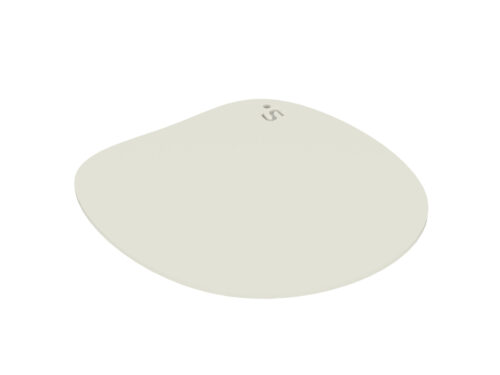 Braskello onderzetter in beige, organische vorm, compact en beschermend voor tafeloppervlakken