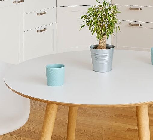 Sofatafel Mitora Wit Ø70 cm