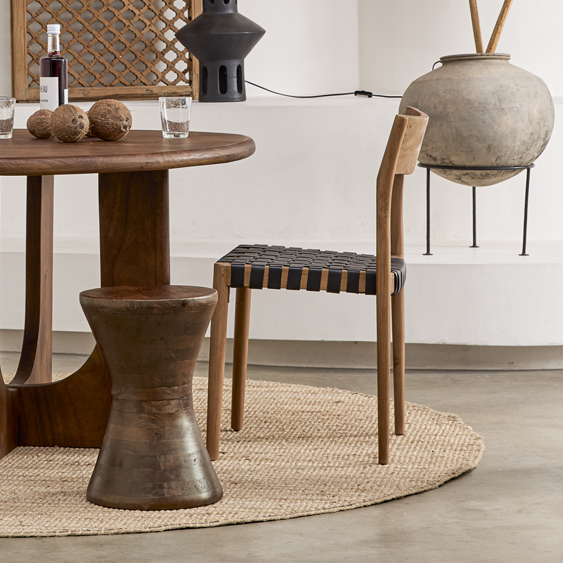 Kruk Lalor Mangohout Bruin - Afbeelding 7