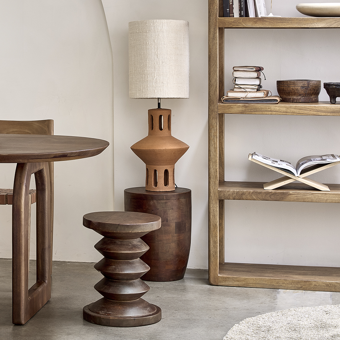 Kruk Rirrena Mangohout Bruin - Afbeelding 8