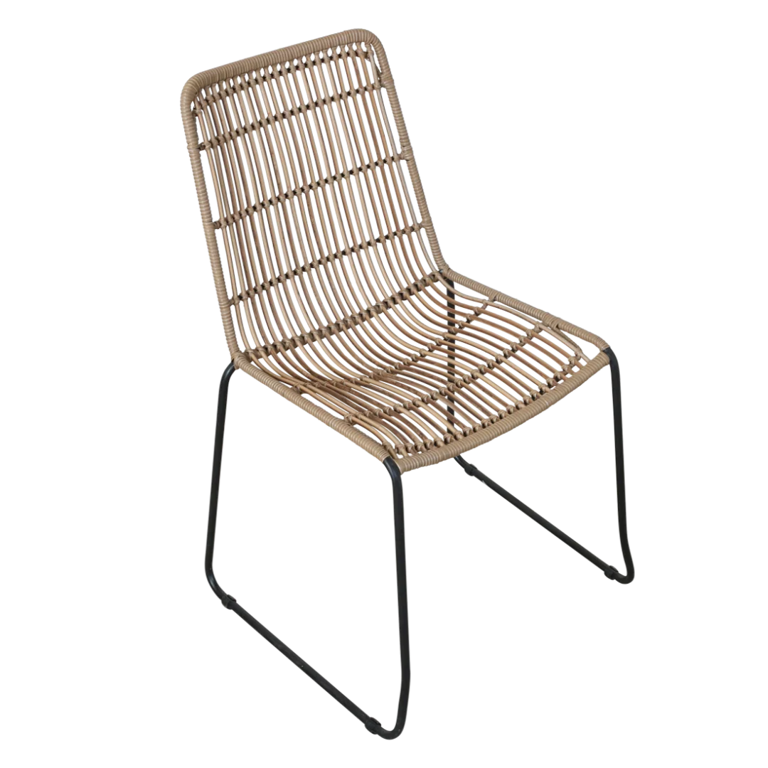 Tuinstoel Standos naturel hout metaal - Afbeelding 5