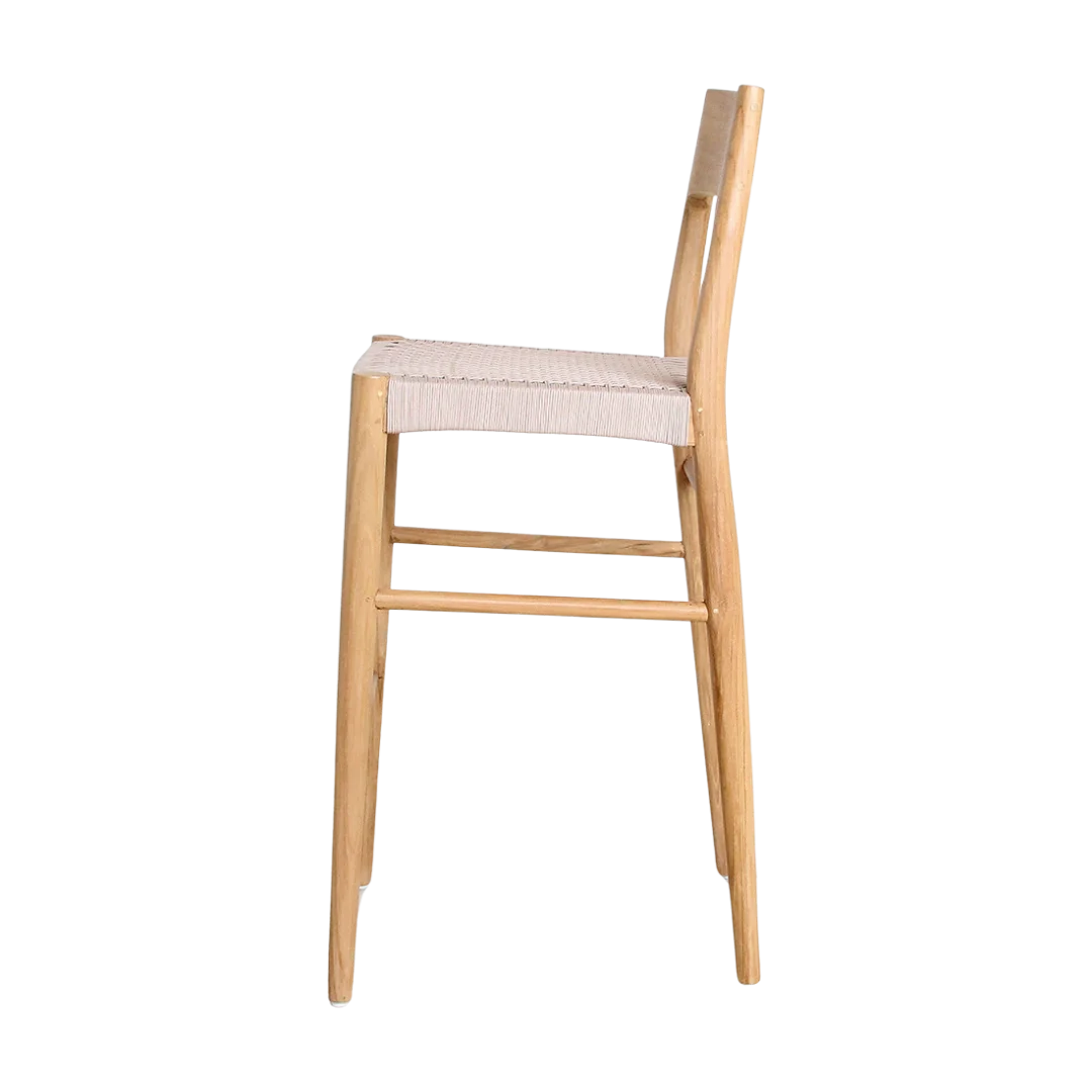 Barkruk Taasy Teak Beige - Afbeelding 4