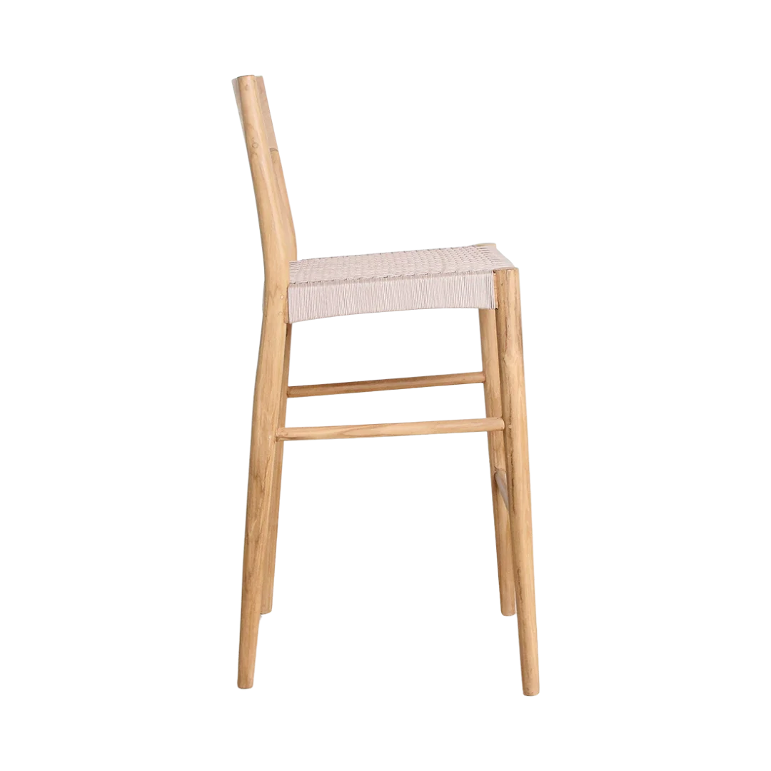 Barkruk Taasy Teak Beige - Afbeelding 7