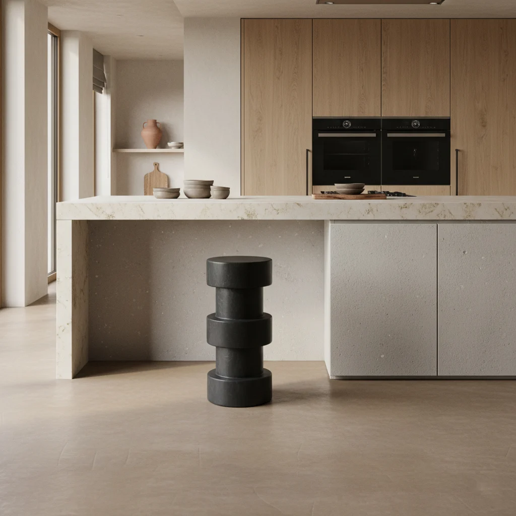 Barkruk Teldor zwart teak - Afbeelding 5