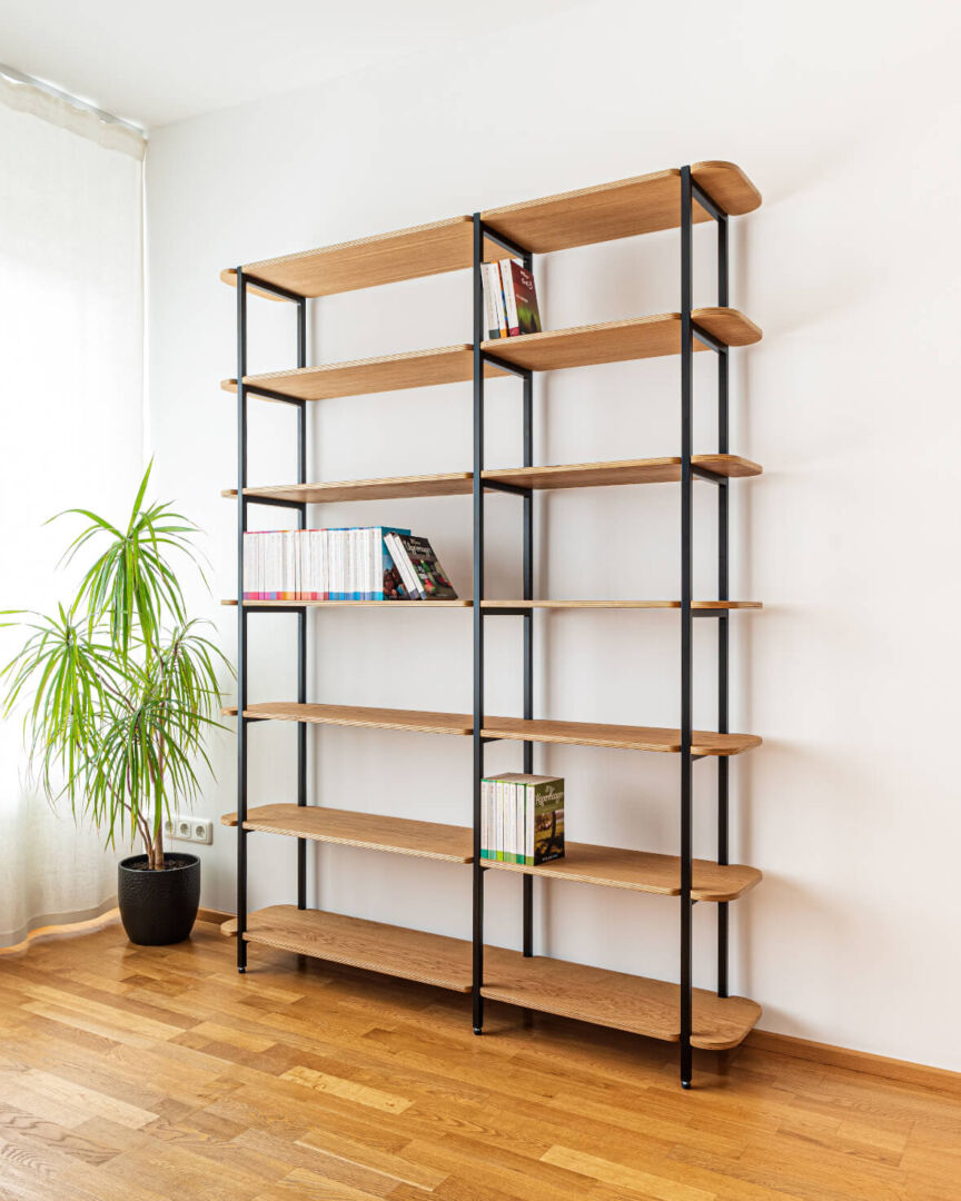 Wandplank Truntena Zwart 150 cm