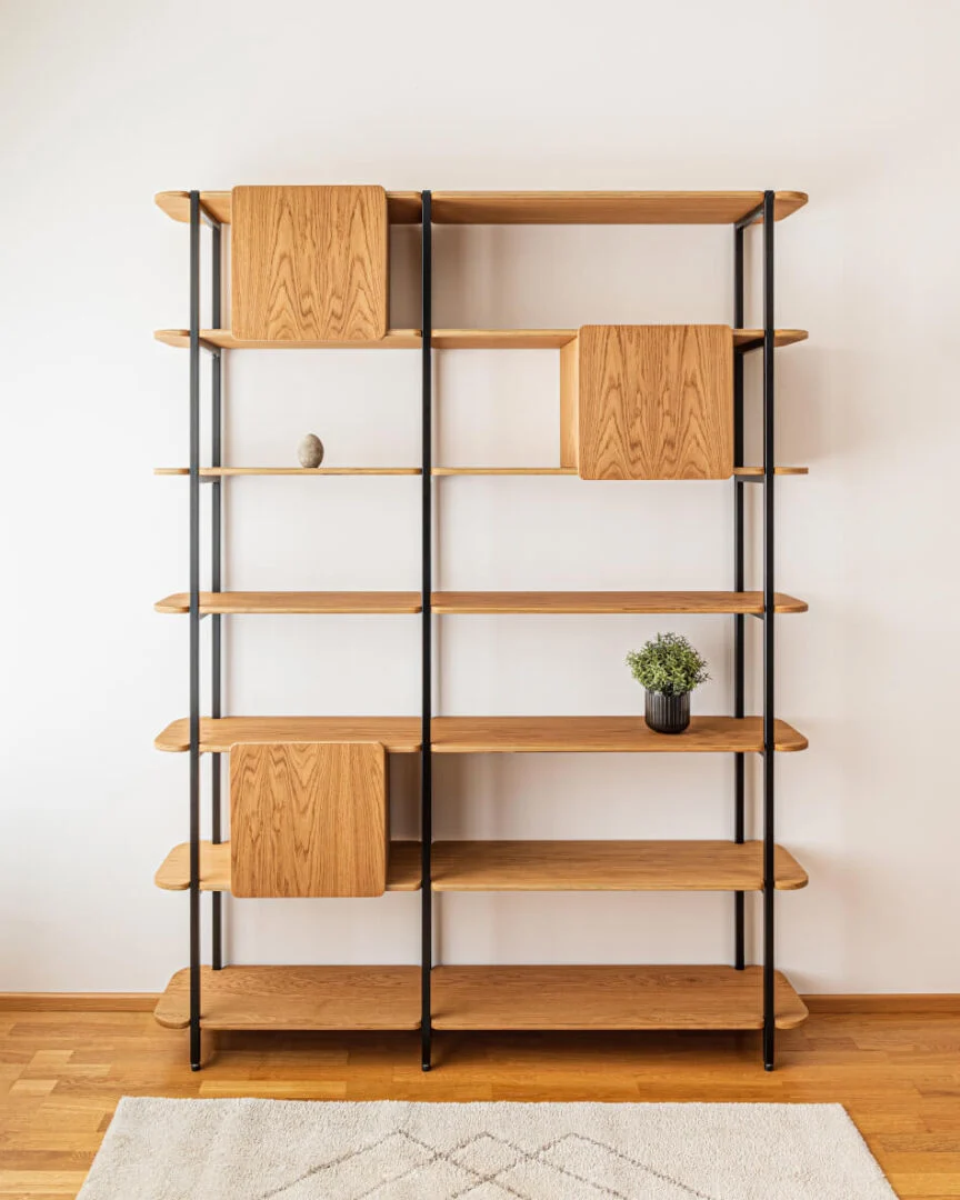 Rek Nieraro Zwart 150 cm - Afbeelding 2