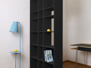 Wandplank Bessio Zwart 88 cm