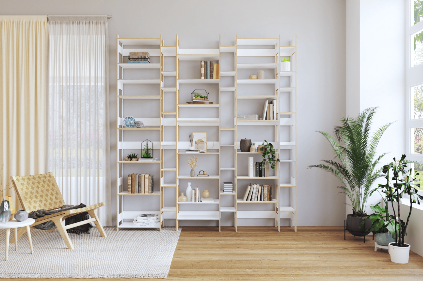 Wandplank Pontas Wit 210 cm