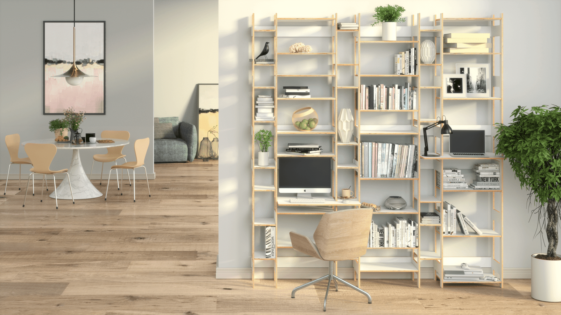 Wandplank Tirnek 210 cm