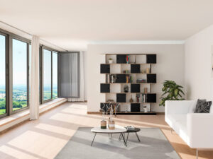 Wandplank Braarena Zwart 193 cm