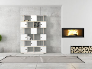 Wandplank Horsens Wit 148 cm