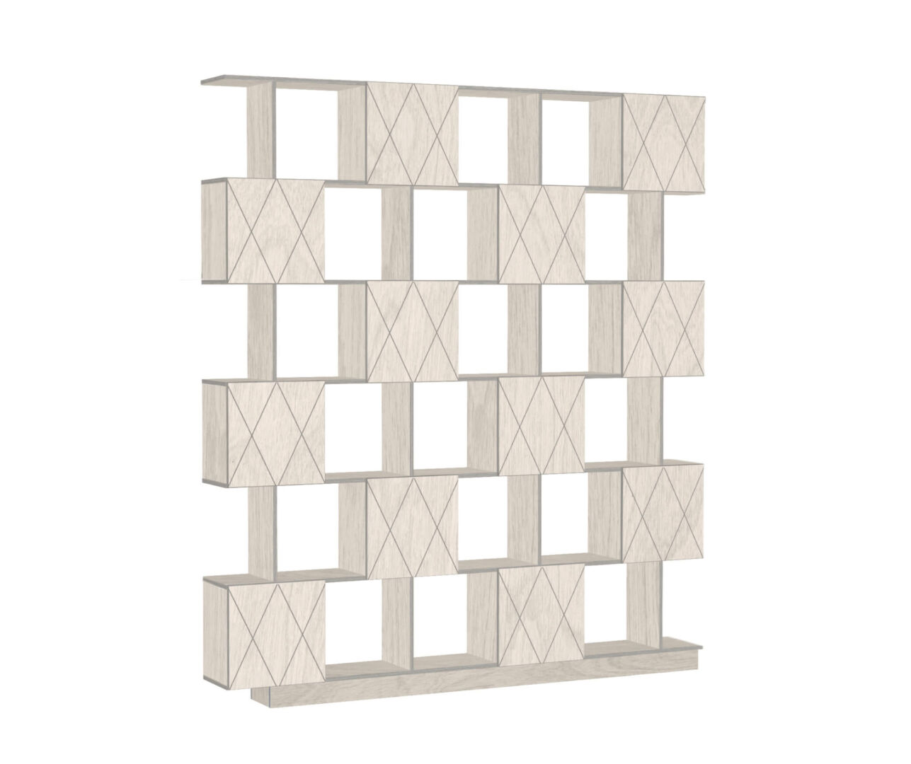 Wandplank Zoolvine Grijs 193 cm