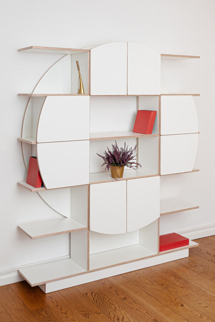 Wandplank Haskero Wit 140 cm
