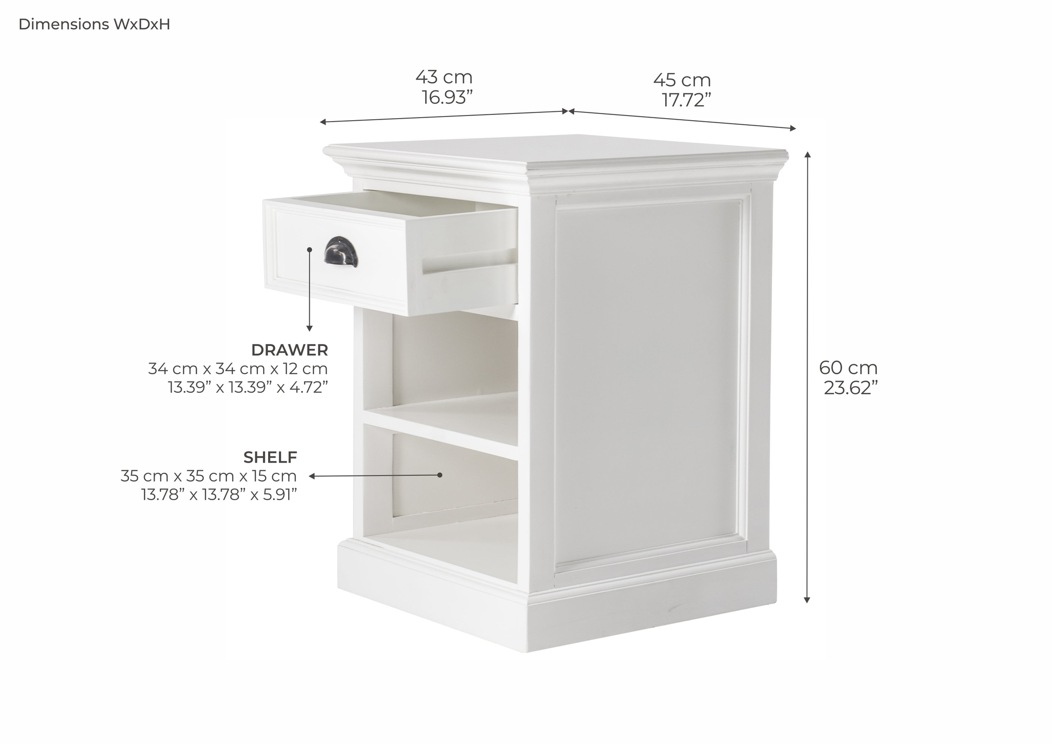 Bijzettafel Jastond MDF Ø43 cm - Afbeelding 8