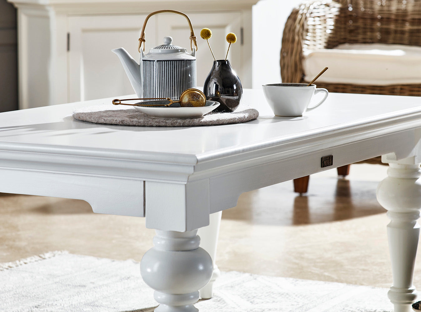 Salontafel Vadia MDF Ø70 cm - Afbeelding 6