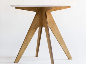 Eettafel Antibes Wit Ø105 cm
