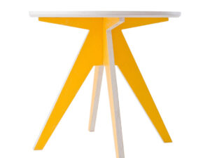 Eettafel Minon Geel Ø85 cm