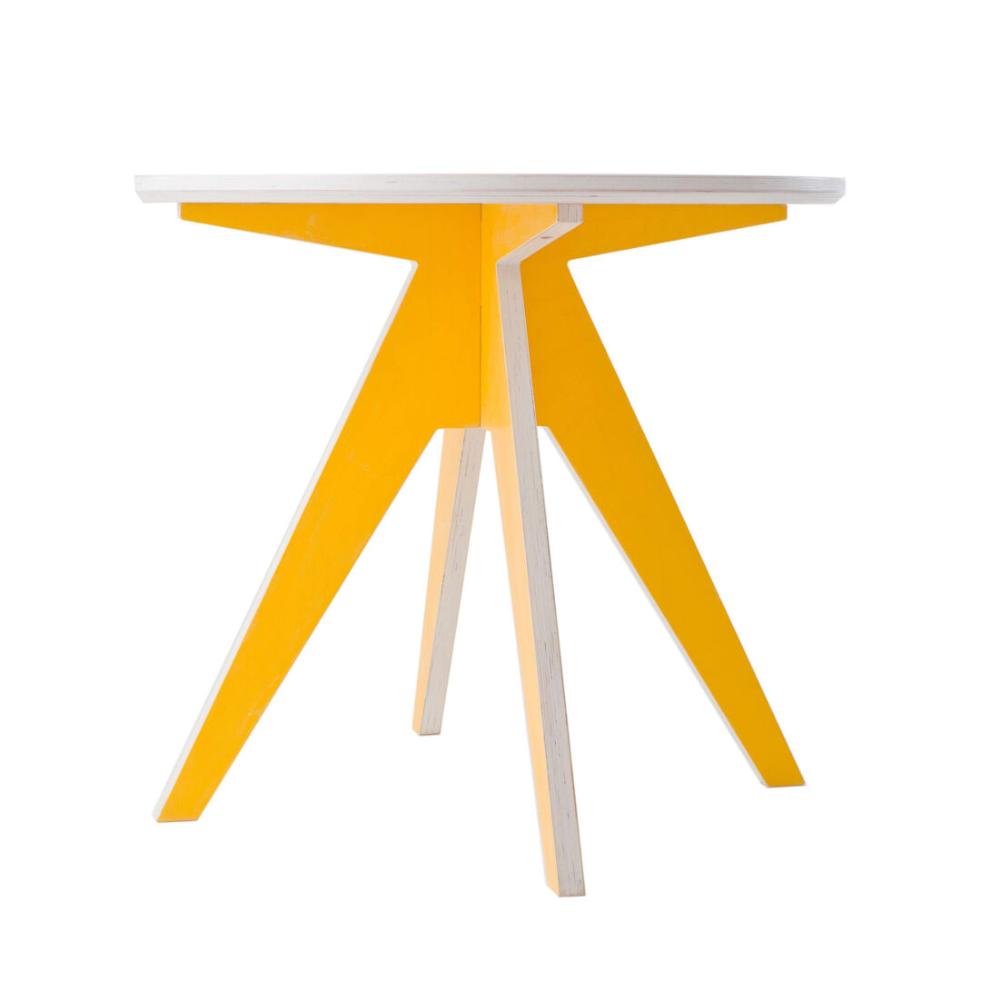 Eettafel Minon Geel Ø85 cm