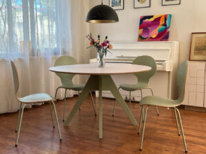 Eettafel Zauder Wit Ø85 cm