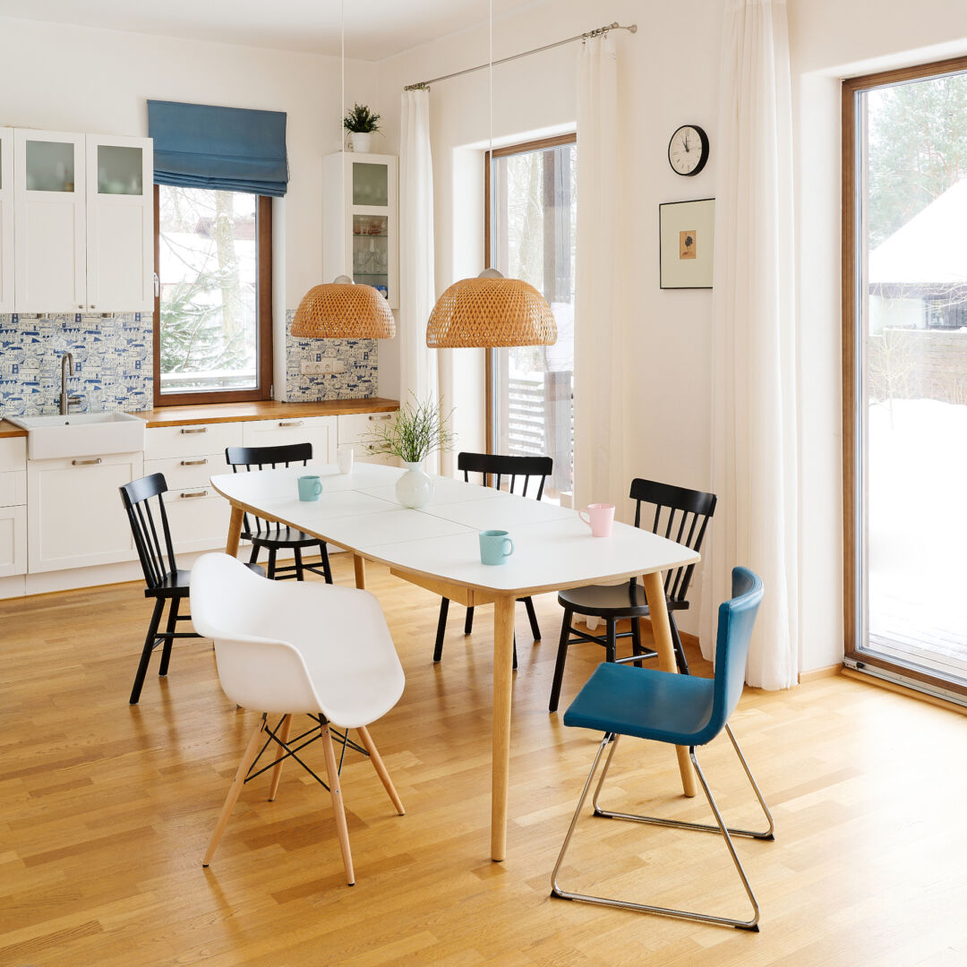 Eettafel Jaldun Zwart 120 cm - Afbeelding 2