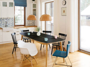 Eettafel Apia Zwart 144 cm