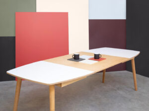 Eettafel Keensak Wit 144x96 cm