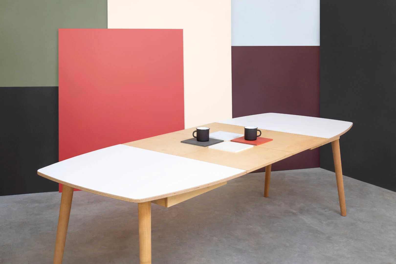 Eettafel Keensak Wit 144x96 cm - Afbeelding 7