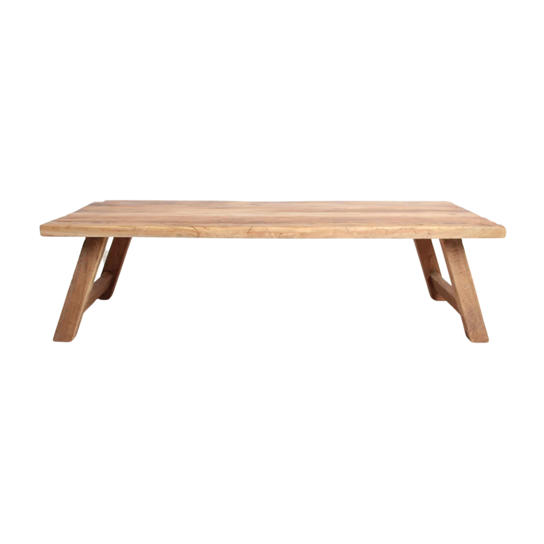 Salontafel Ciebon Hout 140x65 cm - Afbeelding 3