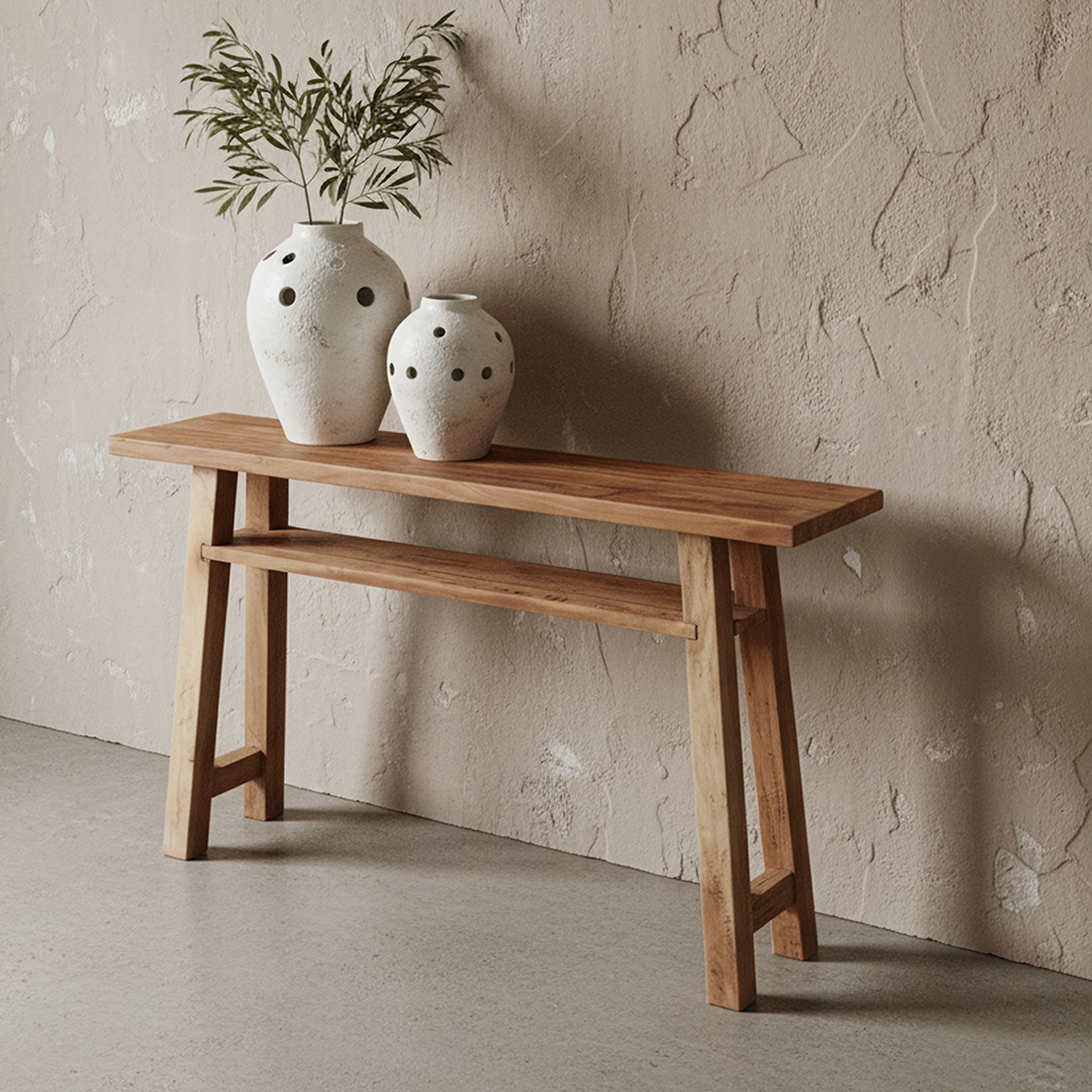 Bijzettafel Jirdero Hout 80 cm - Afbeelding 2