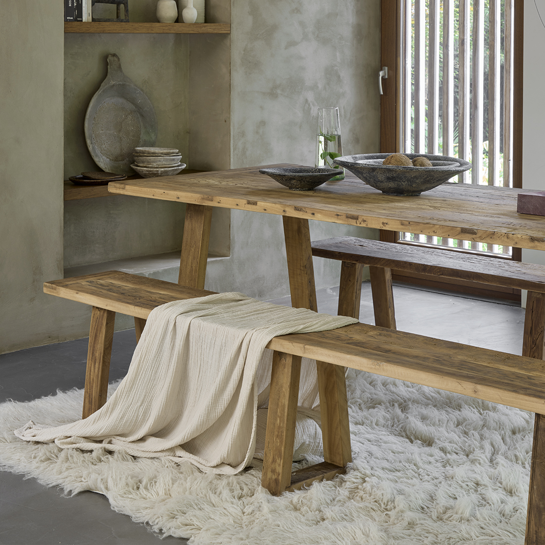 Eettafel Skudo Hout 200 cm - Afbeelding 3