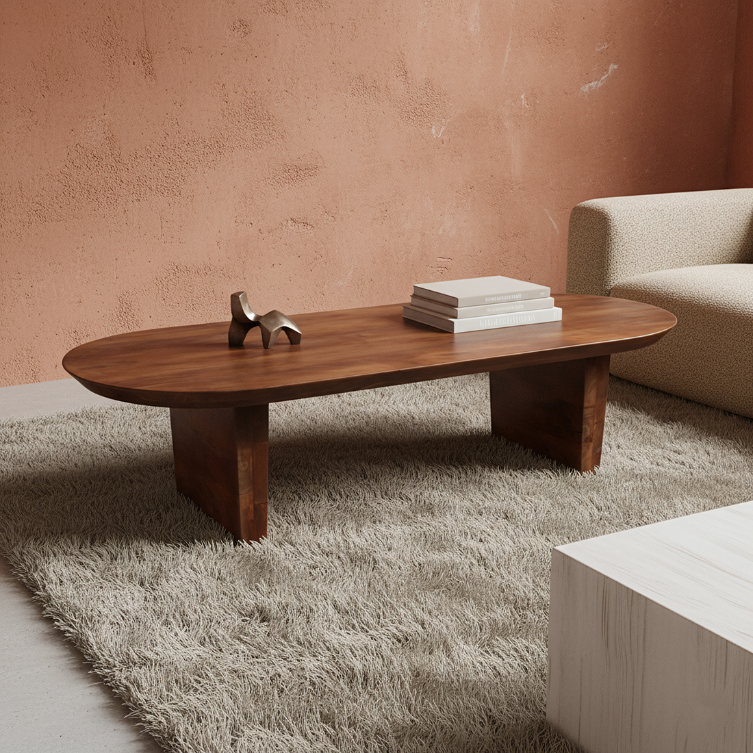Salontafel Cielvos Mangohout 60 cm - Afbeelding 2