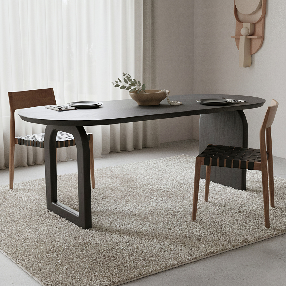 Eettafel Nurella Mangohout - Afbeelding 2