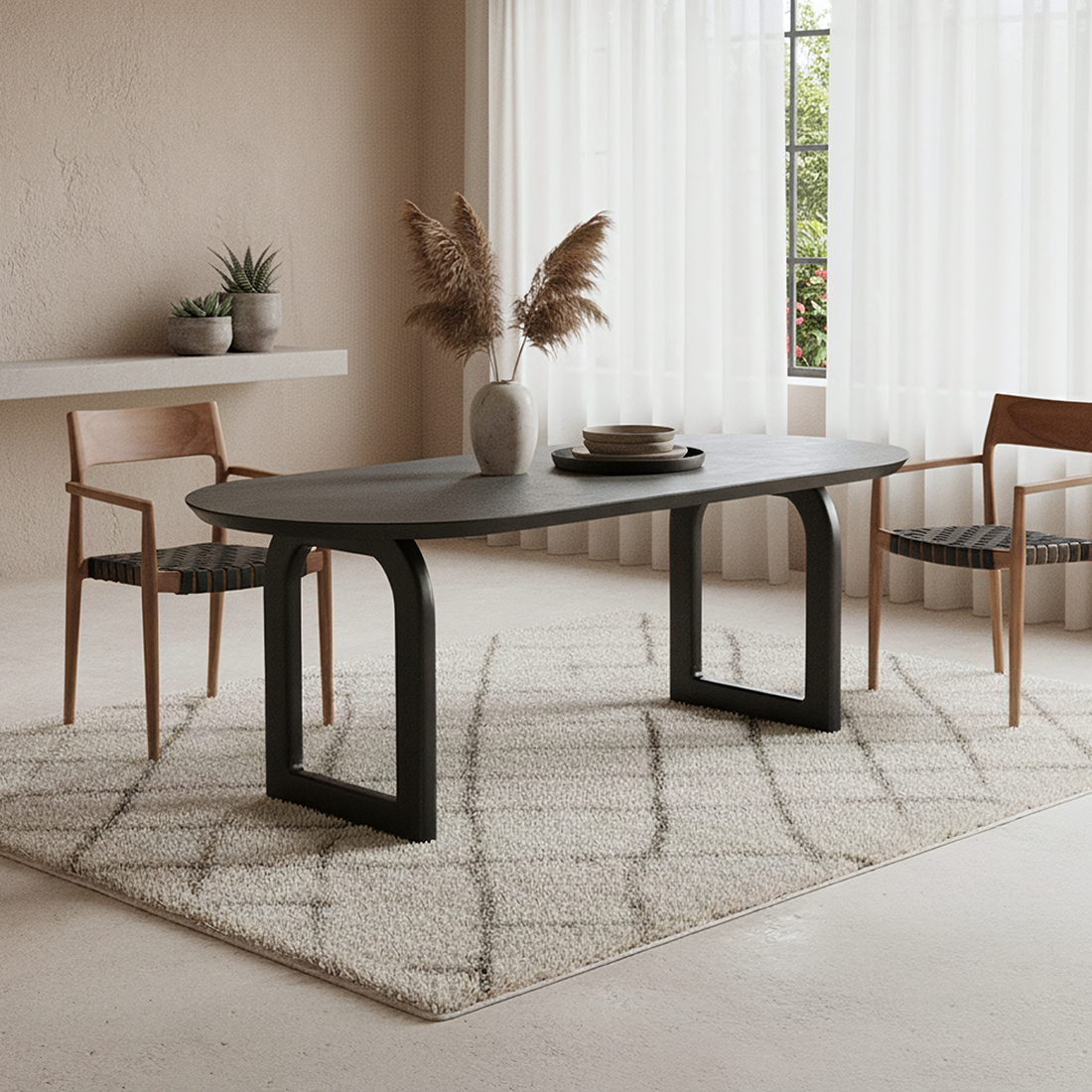 Eettafel Fleidesta Mangohout - Afbeelding 2